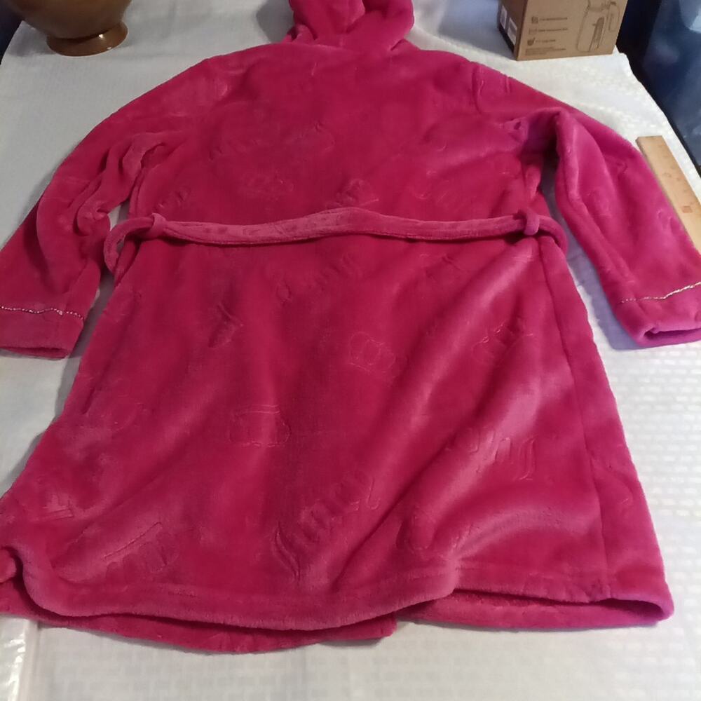 Juicy Couture Women's Pink Crown Robe Size S/M Y2K 2000s Barbiecore Glam Luxury - Picture 6 of 6